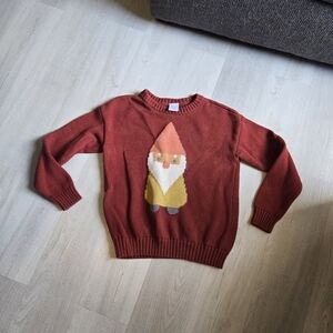 Little Co. By Lauren Conrad Rust Red Gnome Knit Sweater Size 10 Kids